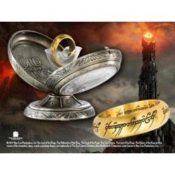 LORD OF THE RINGS - Anneau Unique - Acier doré - Taille US 12 FR 67.5  2