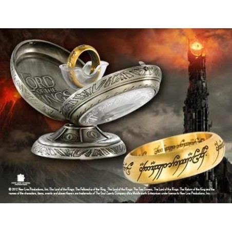 LORD OF THE RINGS - Anneau Unique - Acier doré - Taille US 09 FR 59.9 