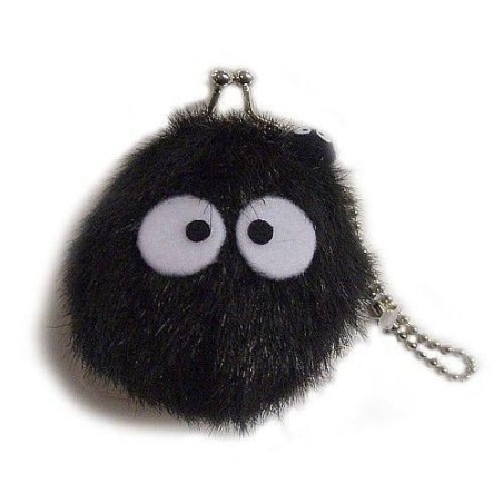 STUDIO GHIBLI - Porte-Monnaie Peluche Mini Noiraude - 8 cm 