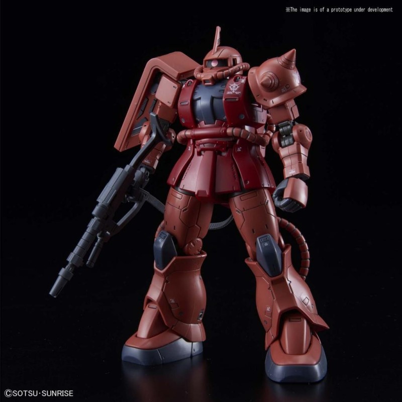 GUNDAM - Model Kit - HG 1/144 - MS-06S Zaku II Aznable's Mobile Red 