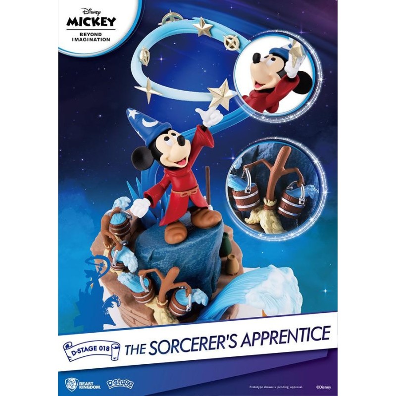 DISNEY - Mickey Sorcerer Apprentice - D-Stage 16cm 