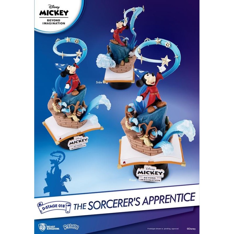 DISNEY - Mickey Sorcerer Apprentice - D-Stage 16cm 