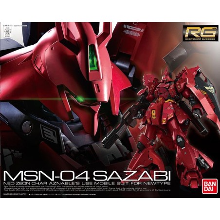 GUNDAM - Model Kit - Real Grade - MSN-04 Sazabi 