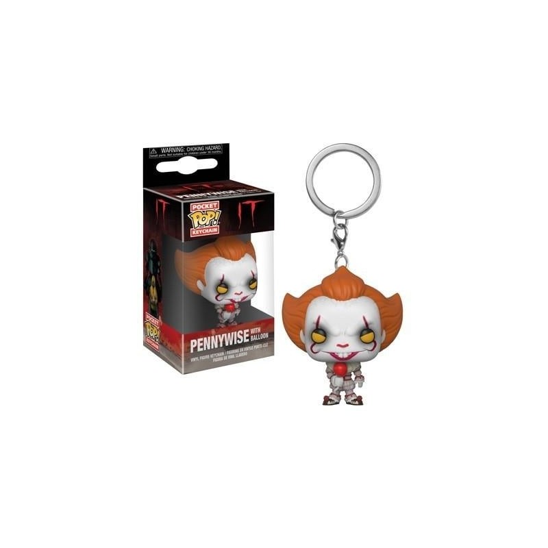 Pocket Pop Keychains : IT - Pennywise with Red Ballon 