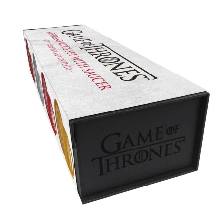 GAME OF THRONES - Pack 4 Espresso Mugs Logos Collector Edition 