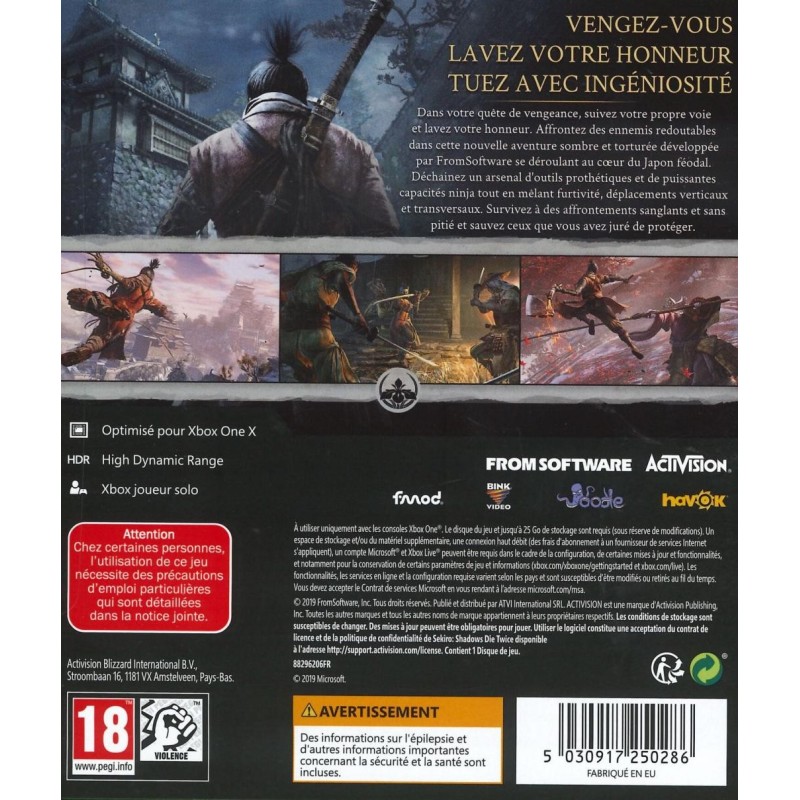 Sekiro : Shadow Die Twice 