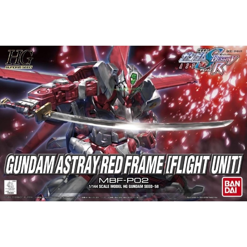 GUNDAM - HG Gundam Astray Red Frame 'Flight Unit' 1/144 - Model Kit 