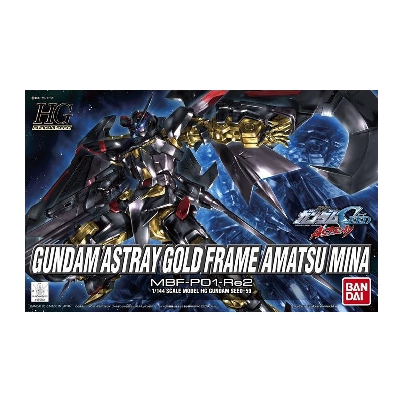 GUNDAM - HG Gundam Astray Gold Frame Amatsu Mina 1/144 - Model Kit 