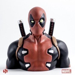 MARVEL - Tirelire Boite Blister - Deadpool Bust 20 cm  2