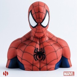MARVEL - Tirelire Boite Blister - Spider-man Bust 20 cm  2