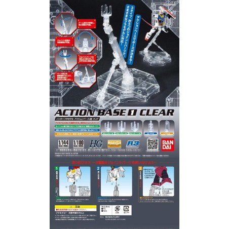 GUNDAM - Model Kit - ACTION BASE 1 CLEAR 