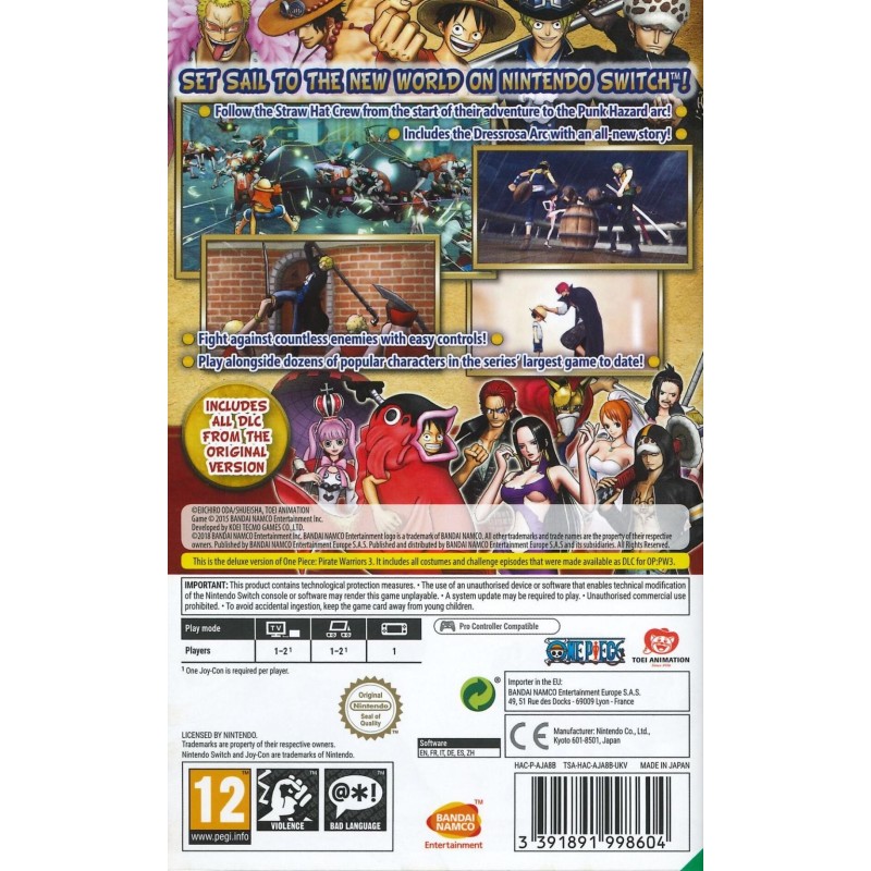 One Piece Pirate Warriors 3 Deluxe Edition 