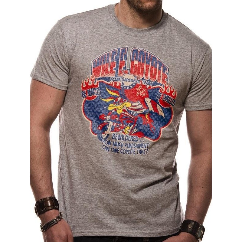 LOONEY TUNES - T-Shirt IN A TUBE- Wile E Coyote (S) 