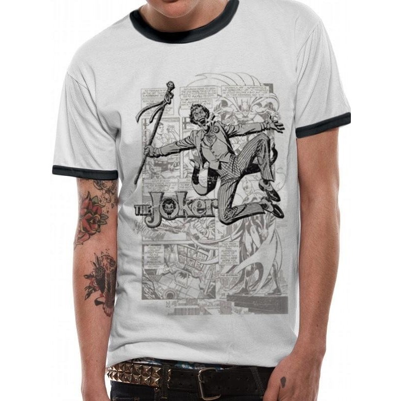 DC COMICS - T-Shirt IN A TUBE- Jocker Retro Cover (XXL) 