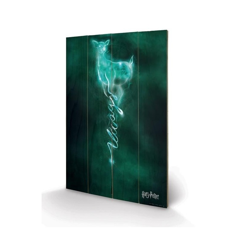 HARRY POTTER - Doe Patronus - Impression sur bois 40x59cm 