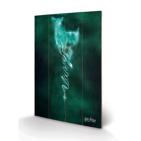 HARRY POTTER - Doe Patronus - Impression sur bois 40x59cm 