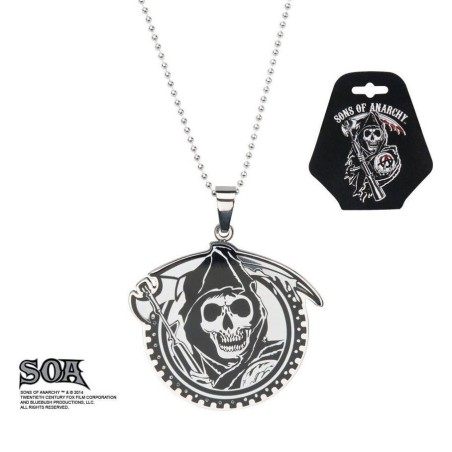 SONS OF ANARCHY - Grim Reaper Geard with Gunsickle Pendants with Chain 