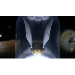 HARRY POTTER - Lampe Vif d'Or sous cloche  2