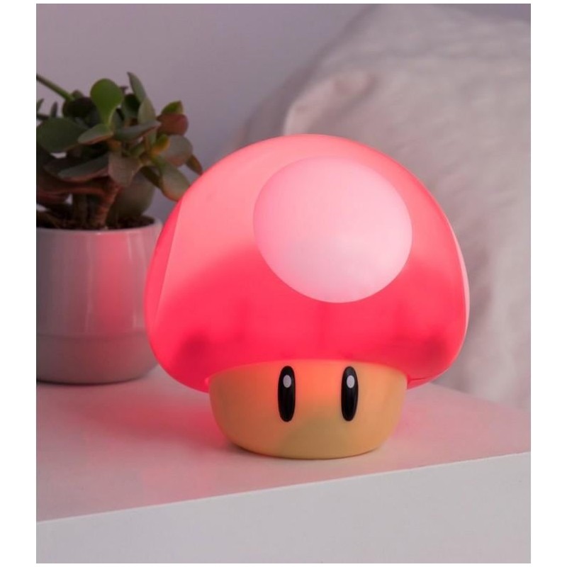 SUPER MARIO - Champignon - Veilleuse Sonore - 12cm 