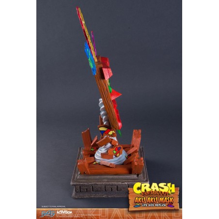 CRASH BANDICOOT - Masque taille réelle Aku Aku - 65cm 