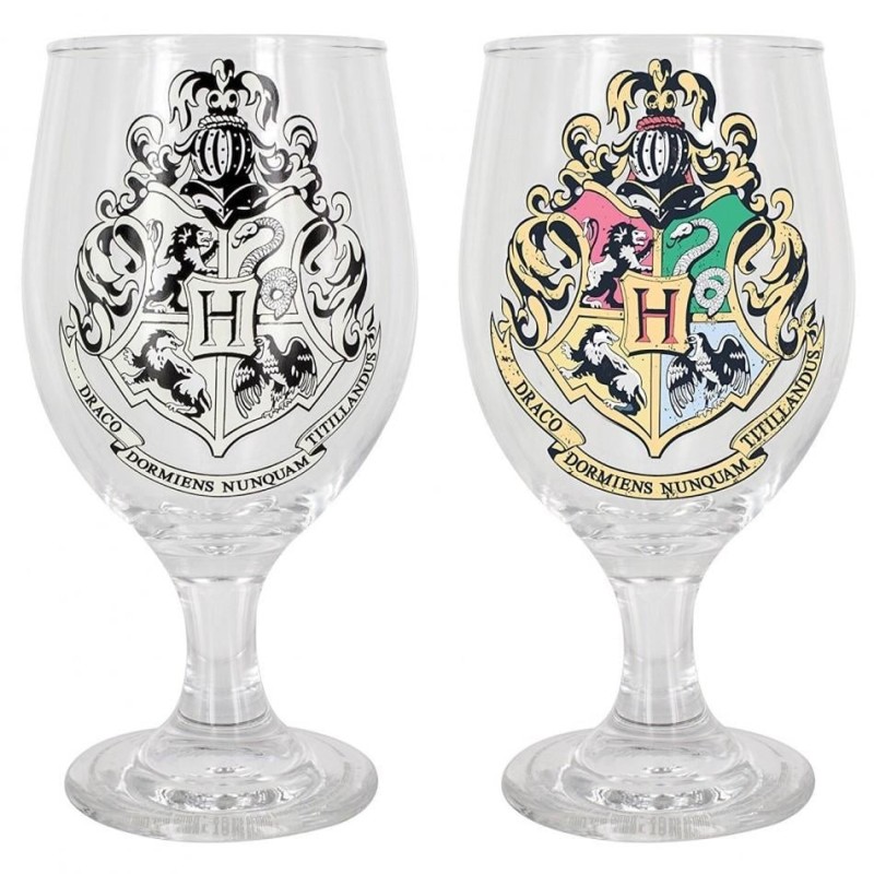 HARRY POTTER - Hogwarts Colour Change Glass 