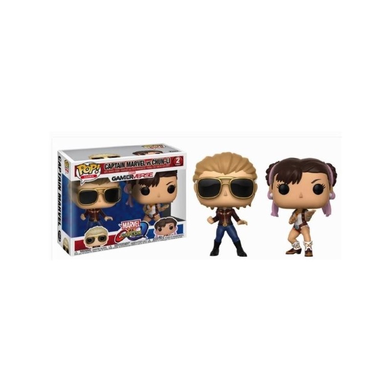 MARVEL Vs CAPCOM - POP 2-Pack - Captain Marvel Vs Chun-Li 