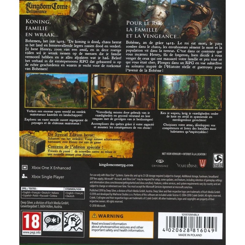 Kingdom Come : Deliverance Special Edition 