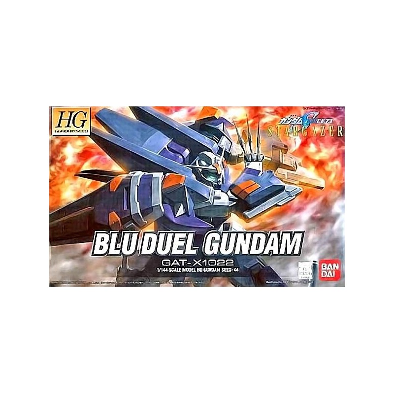 GUNDAM - Model Kit - HG 1/144 - Blu Duel Gundam GAT-X1022 - 13CM 