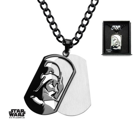 STAR WARS - Darth Vader Layer Dog Tag Pendant with Chain 