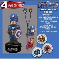 MARVEL - GIFT Set Body Knocker Scalers Hubsnaps - Captain America  2