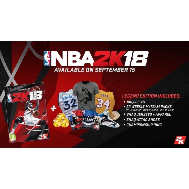 NBA 2K18 LEGEND EDITION 