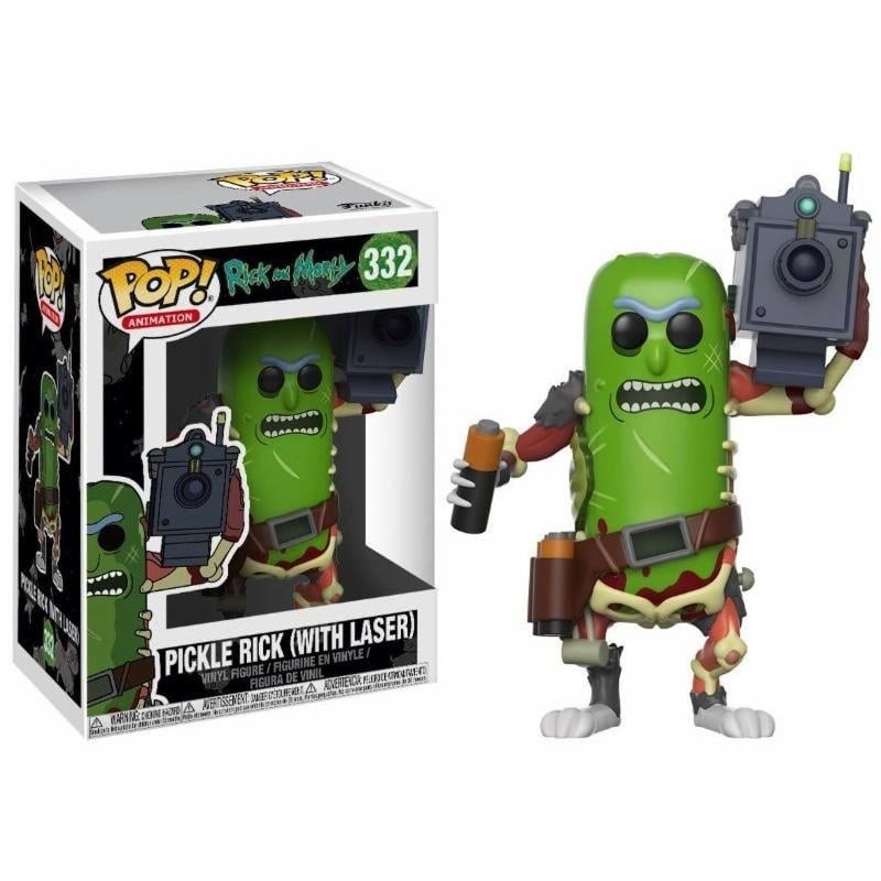 RICK & MORTY - POP N° 332 - Pickle Rick with Laser 