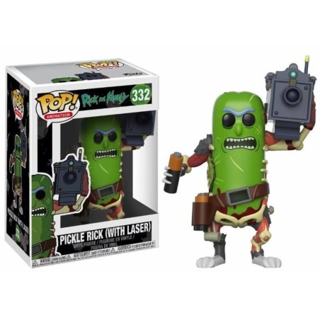 RICK & MORTY - POP N° 332 - Pickle Rick with Laser 