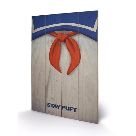 GHOSTBUSTERS - Stay Puft - Impression sur bois 40x59cm 