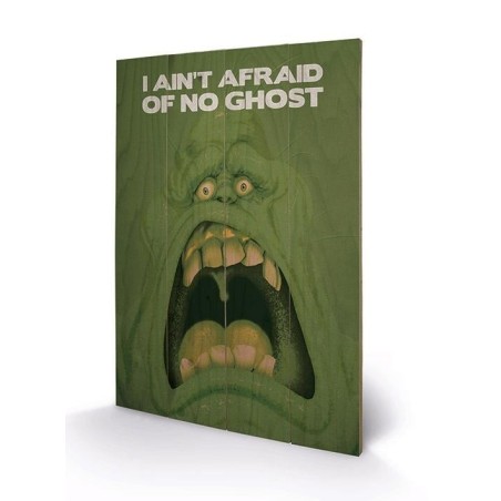 GHOSTBUSTERS - Slimer - Impression sur bois 40x59cm 