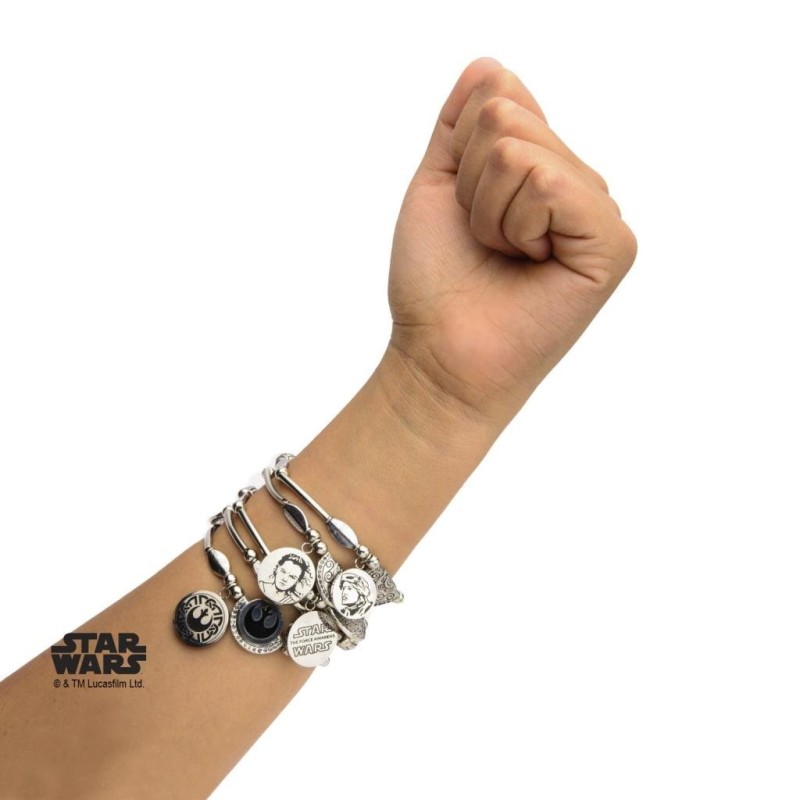 STAR WARS - Women's Stainless Steel Rey Stretchable Bracelet 
