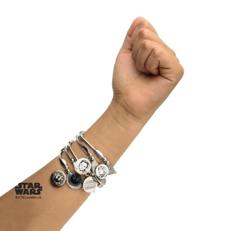 STAR WARS - Women's Stainless Steel Rey Stretchable Bracelet 