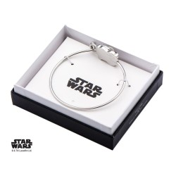 STAR WARS - Women's Stainless Steel 3D Ewok Bangle Bracelet  2