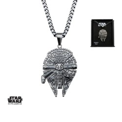 STAR WARS - Stainless Steel Millenium Falcon Pendant  2