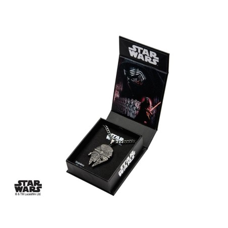 STAR WARS - Stainless Steel Millenium Falcon Pendant 