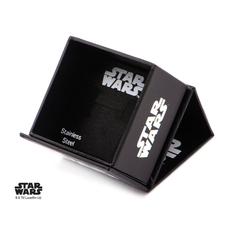 STAR WARS - Women's Stainless Steel Rebel Alliance Cut Ring - Size 7 