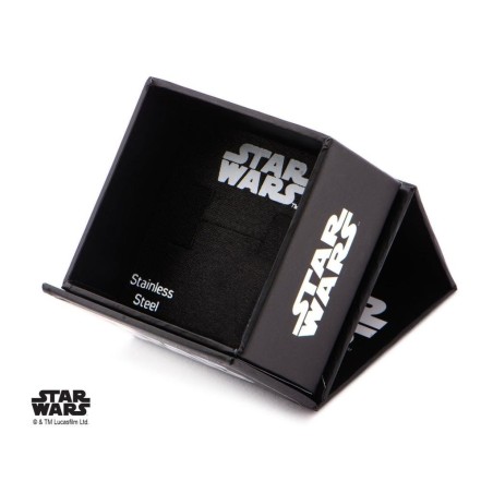 STAR WARS - Women's Stainless Steel Rebel Alliance Cut Ring - Size 7 