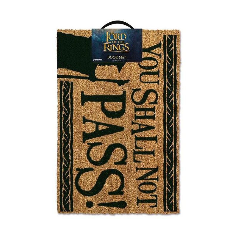 LORD OF THE RINGS - Paillasson 40X60 - You Shall Not Pass 