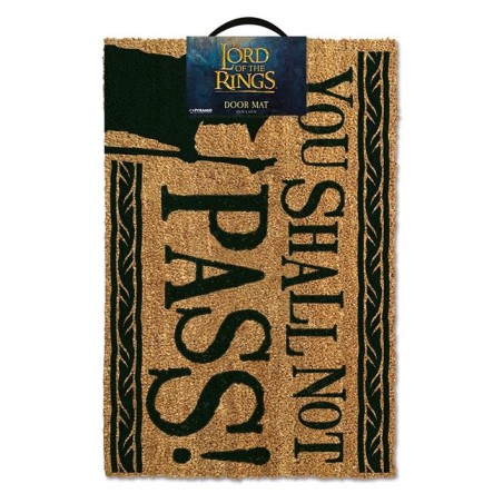 LORD OF THE RINGS - Paillasson 40X60 - You Shall Not Pass 