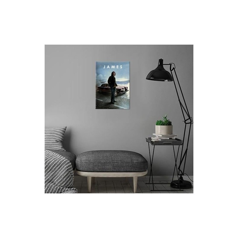 CAR LEGEND - Magnetic Metal Poster 45X32 - James 