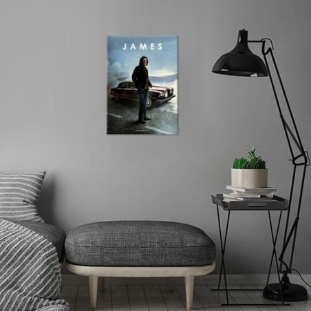 CAR LEGEND - Magnetic Metal Poster 45X32 - James 