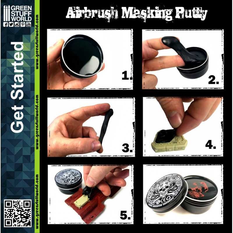 Mastic de Masquage pour Aerographe