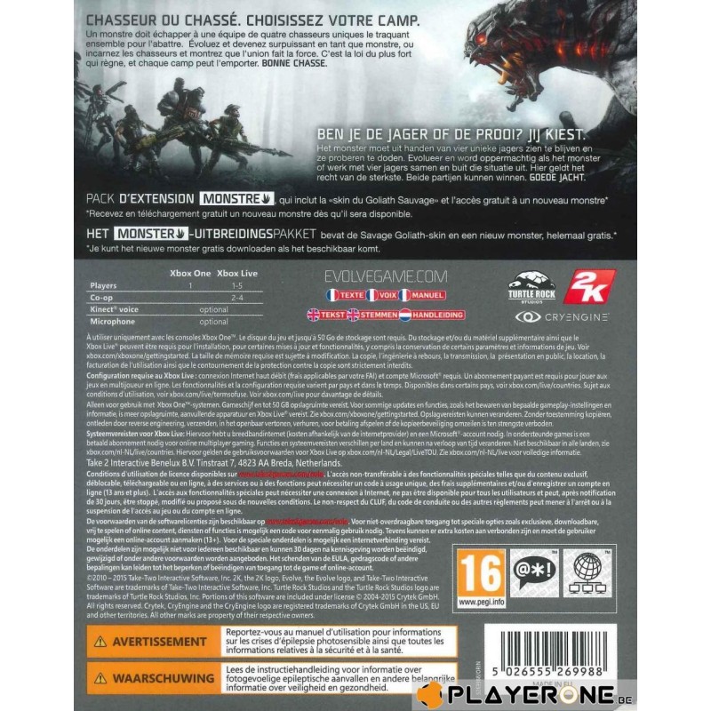 Evolve - DAY ONE EDITION Monster Expansion Pack Incl 