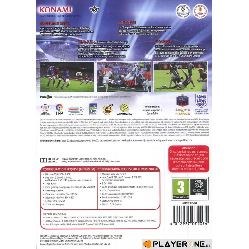 Pro Evolution Soccer 2014 