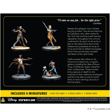 Star Wars: Shatterpoint - Fistful of Credits: Cad Bane Squad Pack